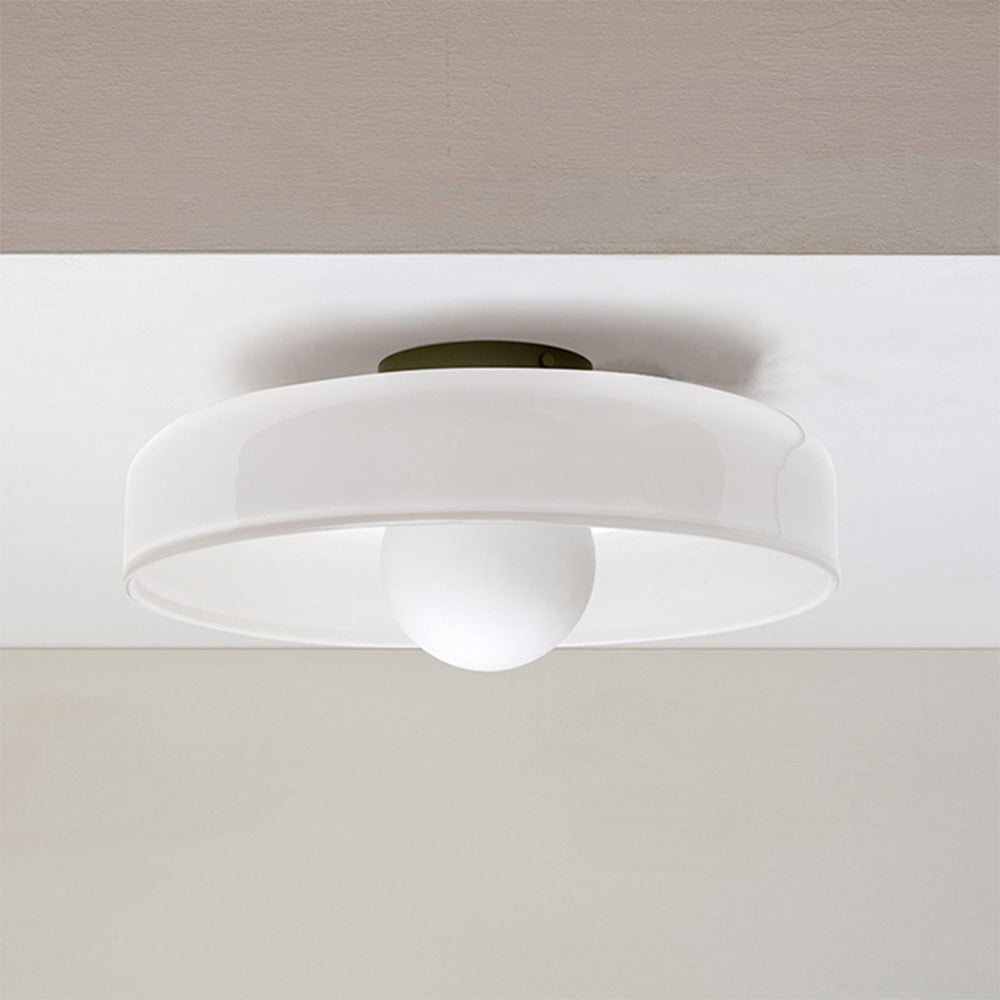 LumiSphere: Modern Circular Ceiling Light with Soft Illumination