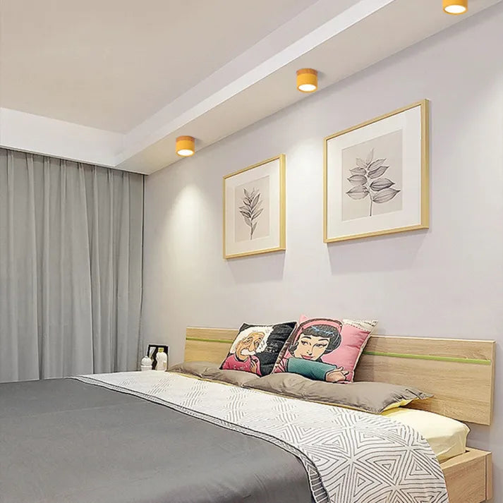 Aura Cylinder: Modern LED Ceiling Light for Focused Illumination