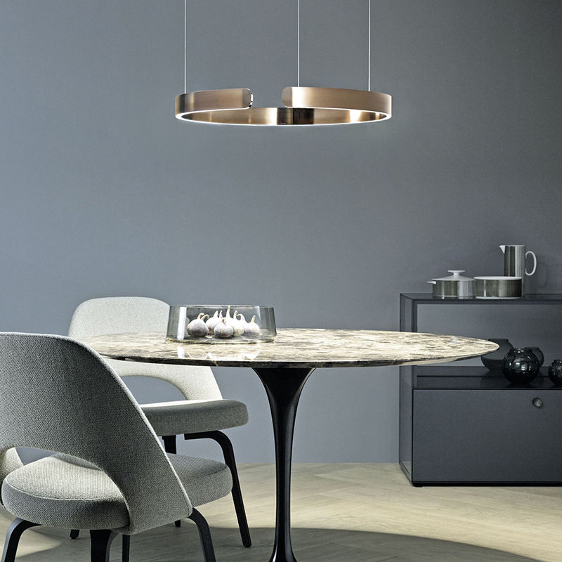 Contemporary Circular LED Pendant Light Fixture