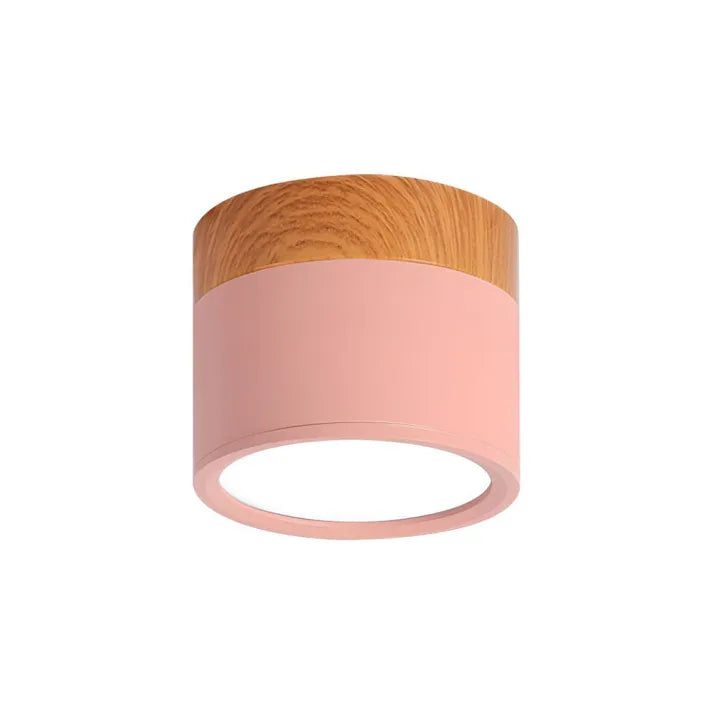 Aura Cylinder: Modern LED Ceiling Light for Focused Illumination