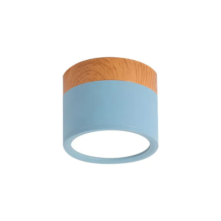 Aura Cylinder: Modern LED Ceiling Light for Focused Illumination