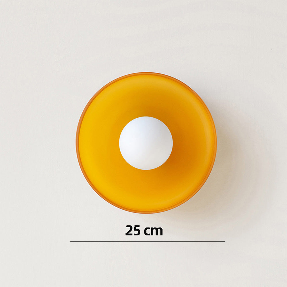 LumiSphere: Modern Circular Ceiling Light with Soft Illumination