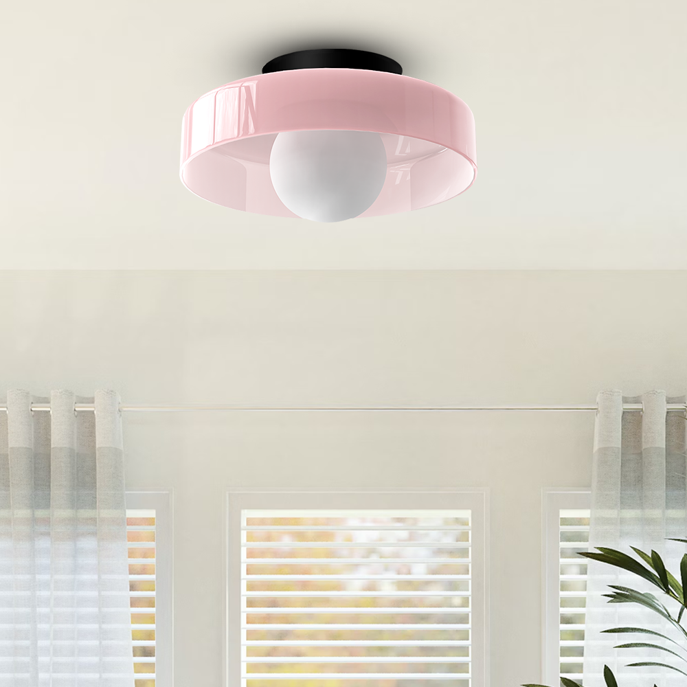 LumiSphere: Modern Circular Ceiling Light with Soft Illumination
