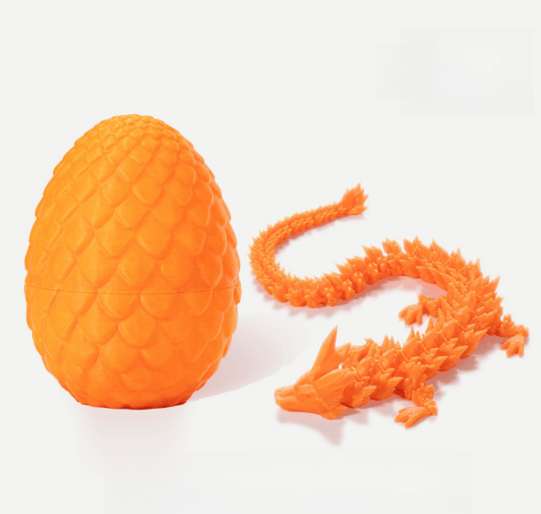 3D-Printed Articulated Crystal Dragon