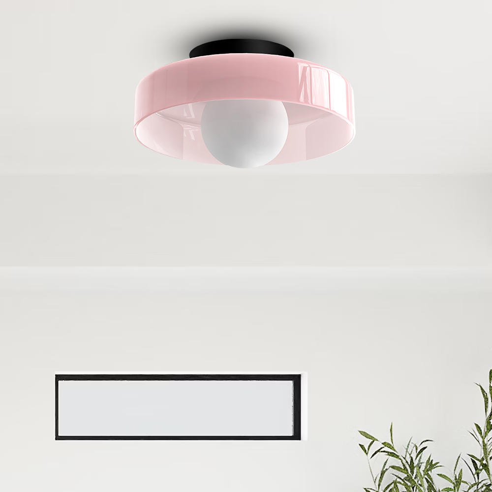 LumiSphere: Modern Circular Ceiling Light with Soft Illumination