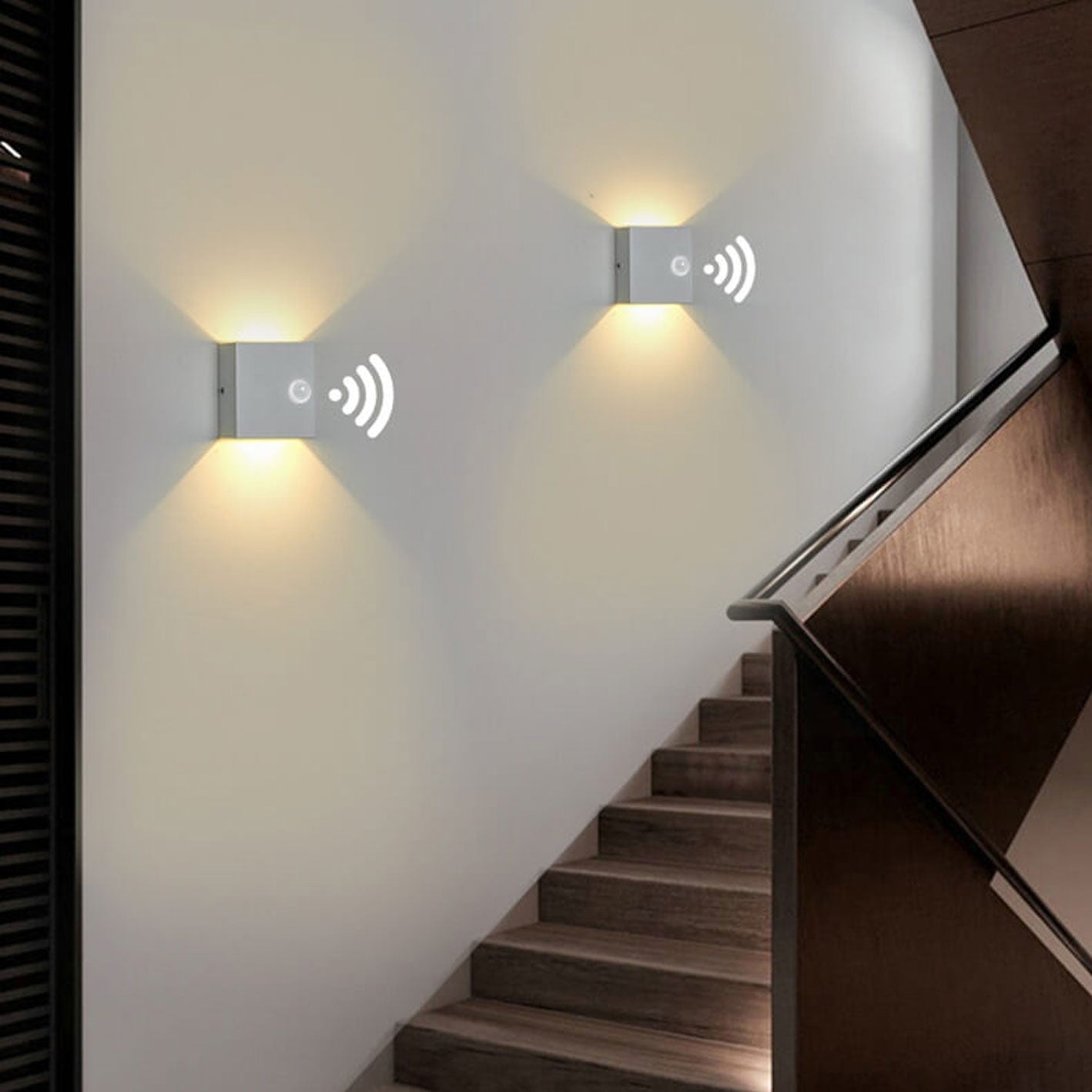 Smart LED Wall Lamp with Motion Sensor - Indoor & Outdoor Use