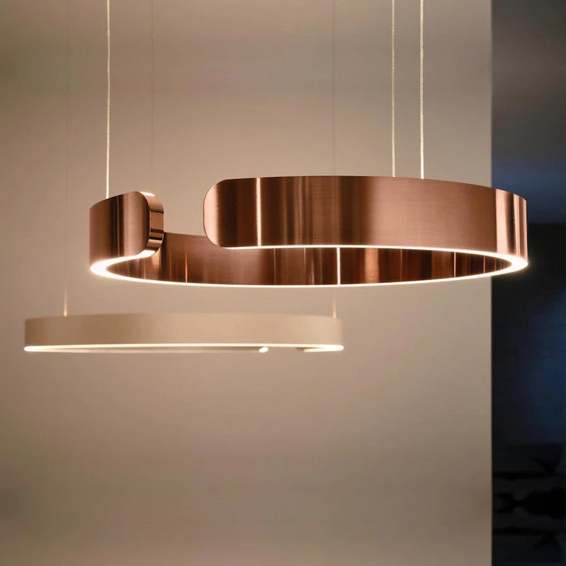 Contemporary Circular LED Pendant Light Fixture