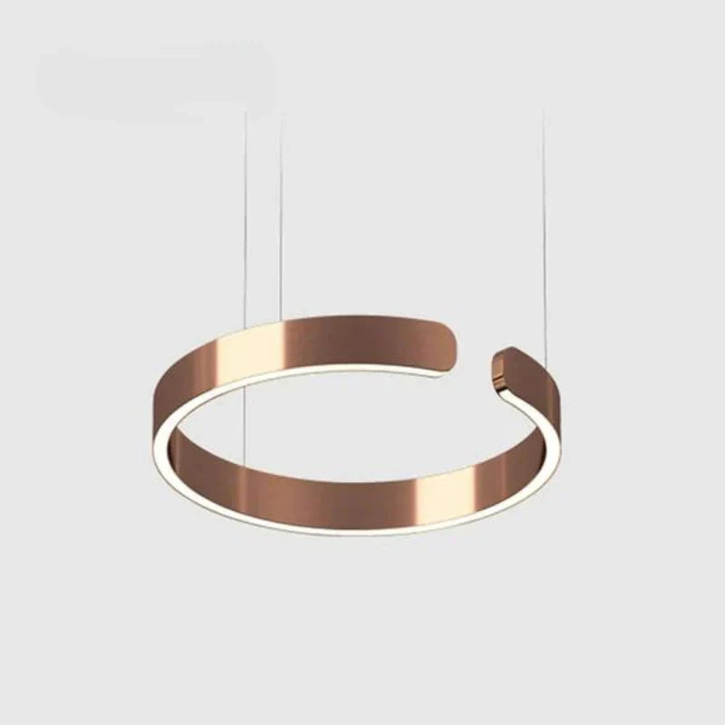 Contemporary Circular LED Pendant Light Fixture