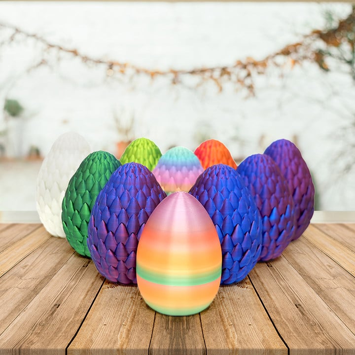 3D-Printed Articulated Crystal Dragon