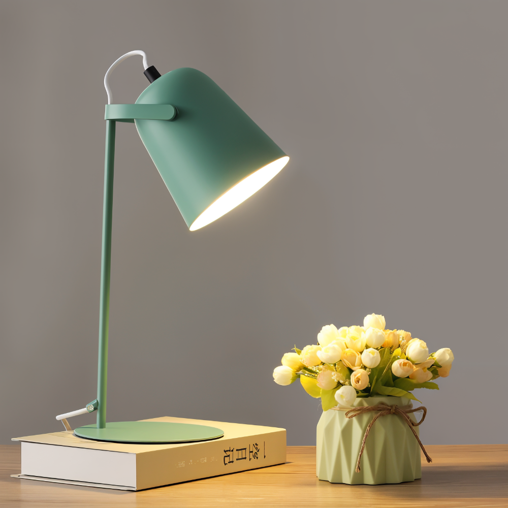Rotating Desk Lamp with Macaron-Inspired Colors - Eye-Friendly & Adjustable Reading Light