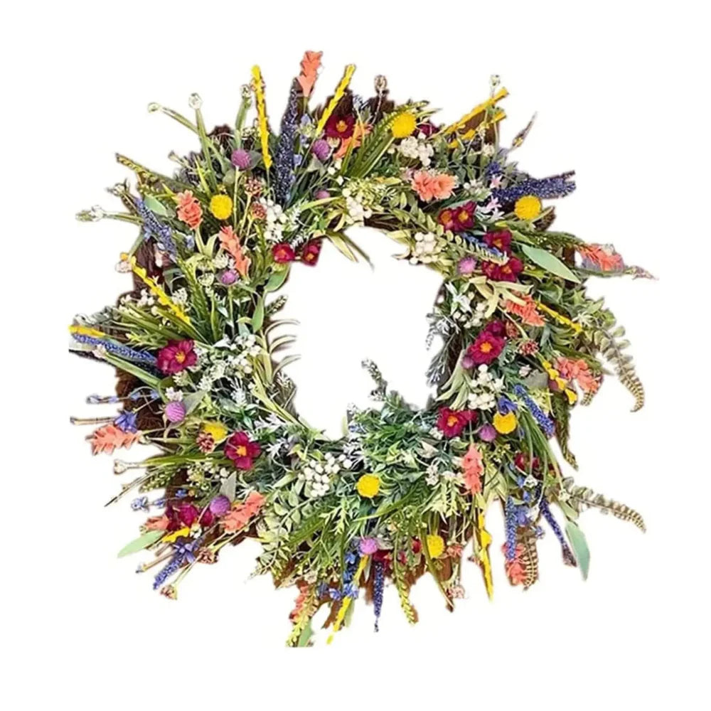 Bloomora - Lush & Vibrant Handcrafted Floral Wreath
