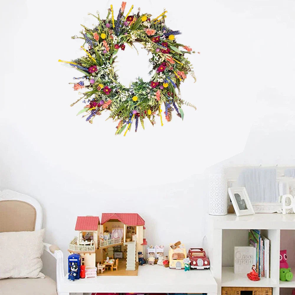 Bloomora - Lush & Vibrant Handcrafted Floral Wreath