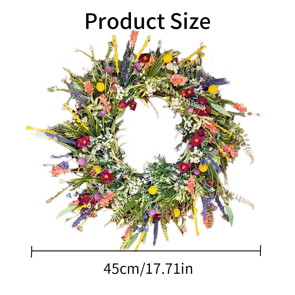Bloomora - Lush & Vibrant Handcrafted Floral Wreath