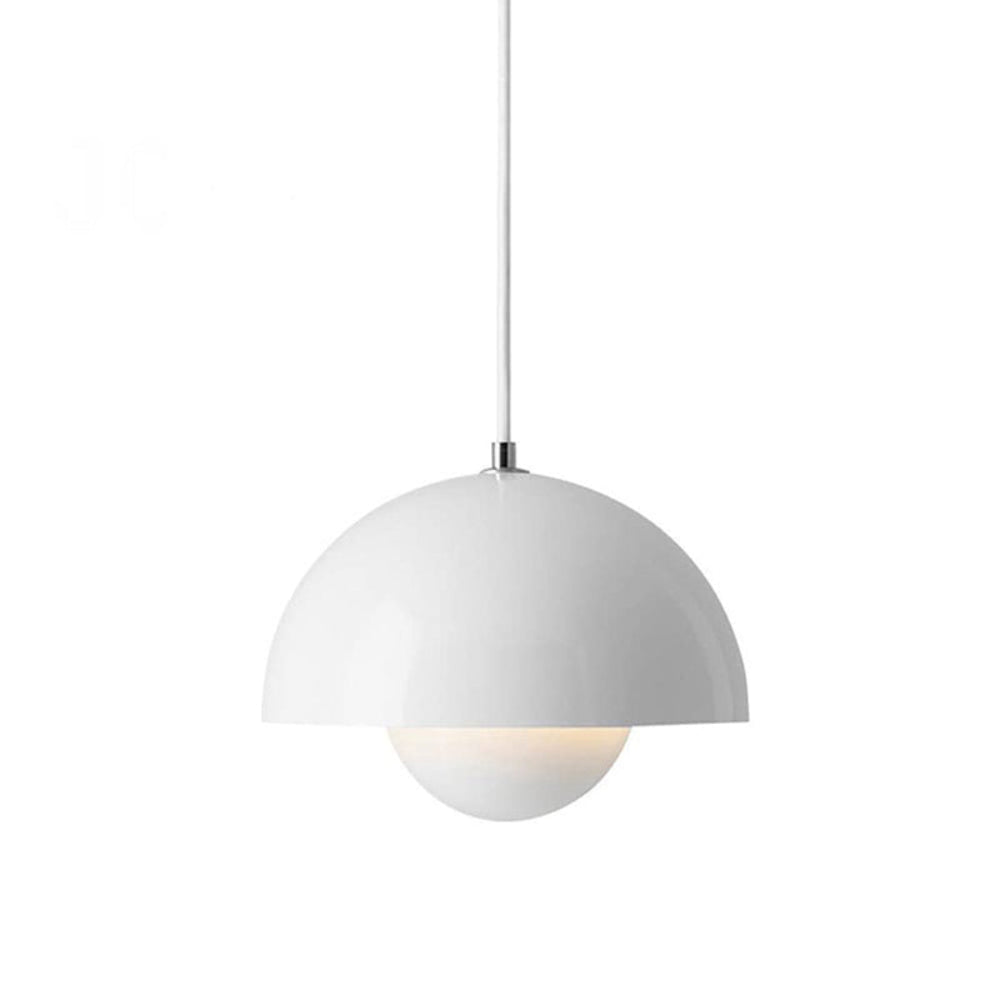 Vibrant Scandinavian Semi-Circular Chandelier