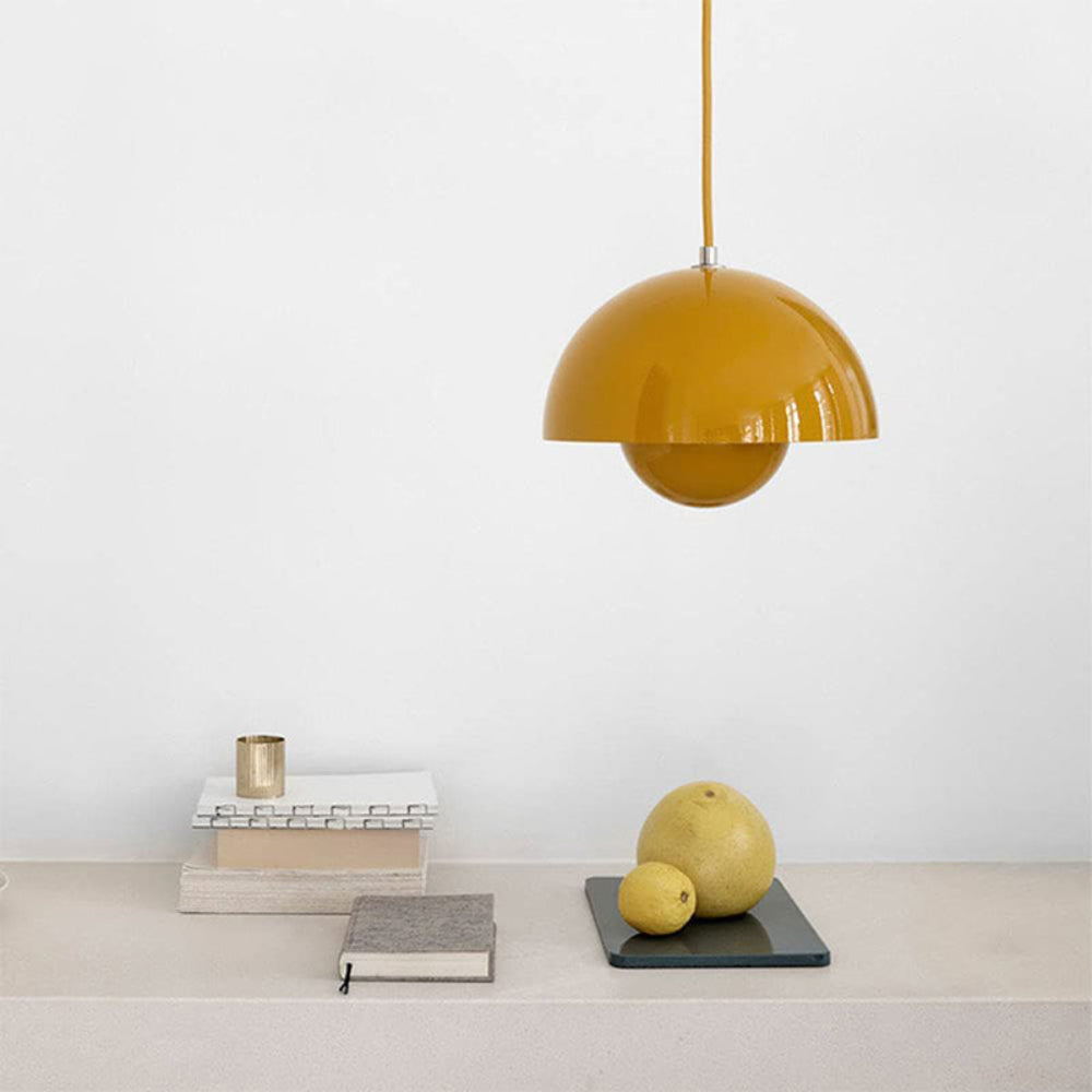 Scandinavian Semi-Circular Color Chandelier