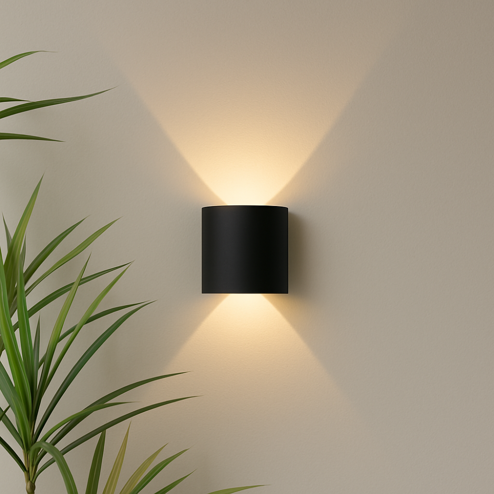 Modern Minimalist Indoor/Outdoor Wall Light - Versatile & Durable