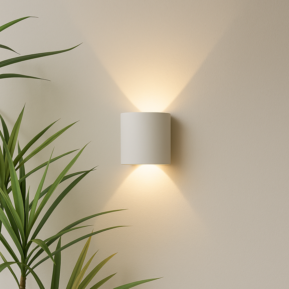 Modern Minimalist Indoor/Outdoor Wall Light - Versatile & Durable