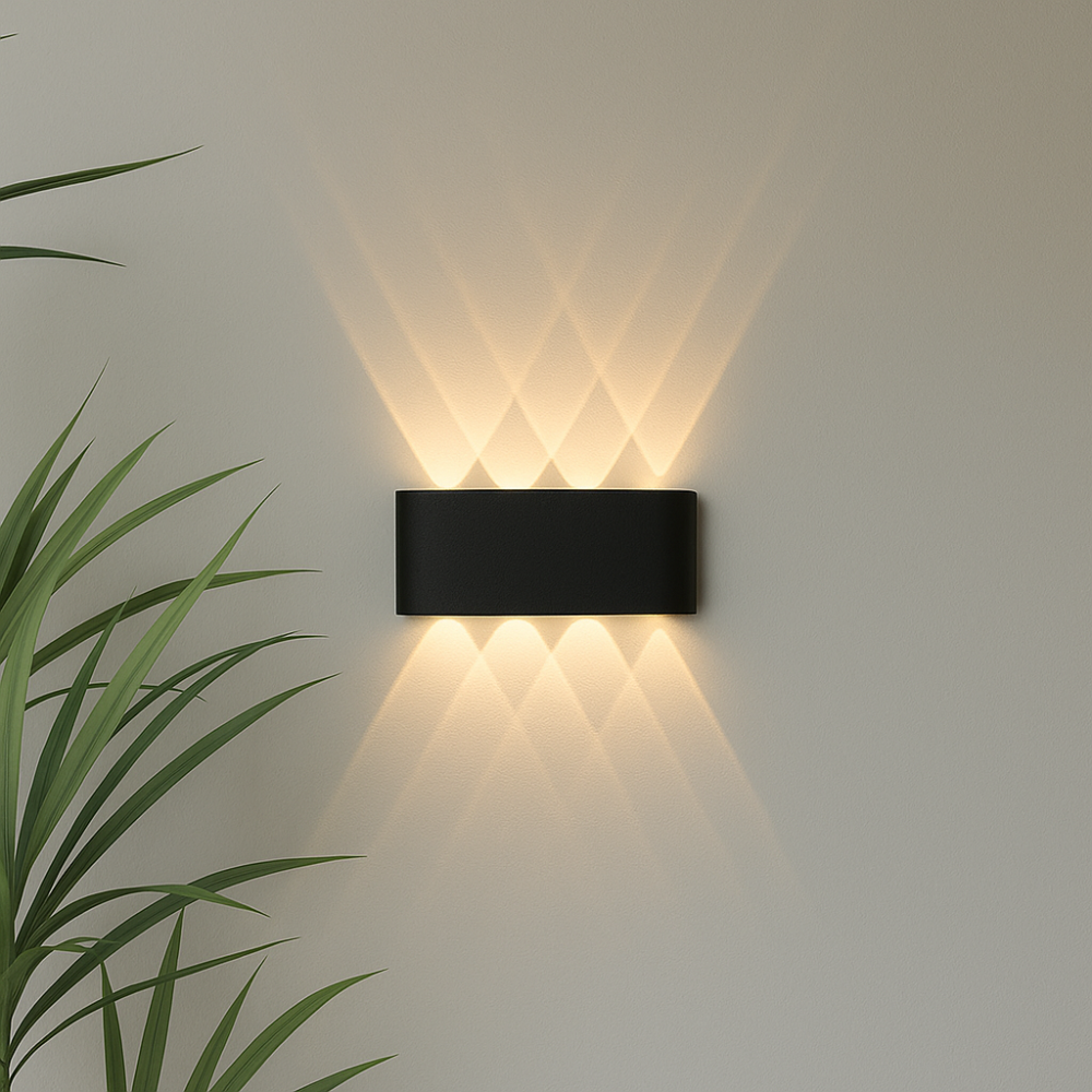 Modern Minimalist Indoor/Outdoor Wall Light - Versatile & Durable