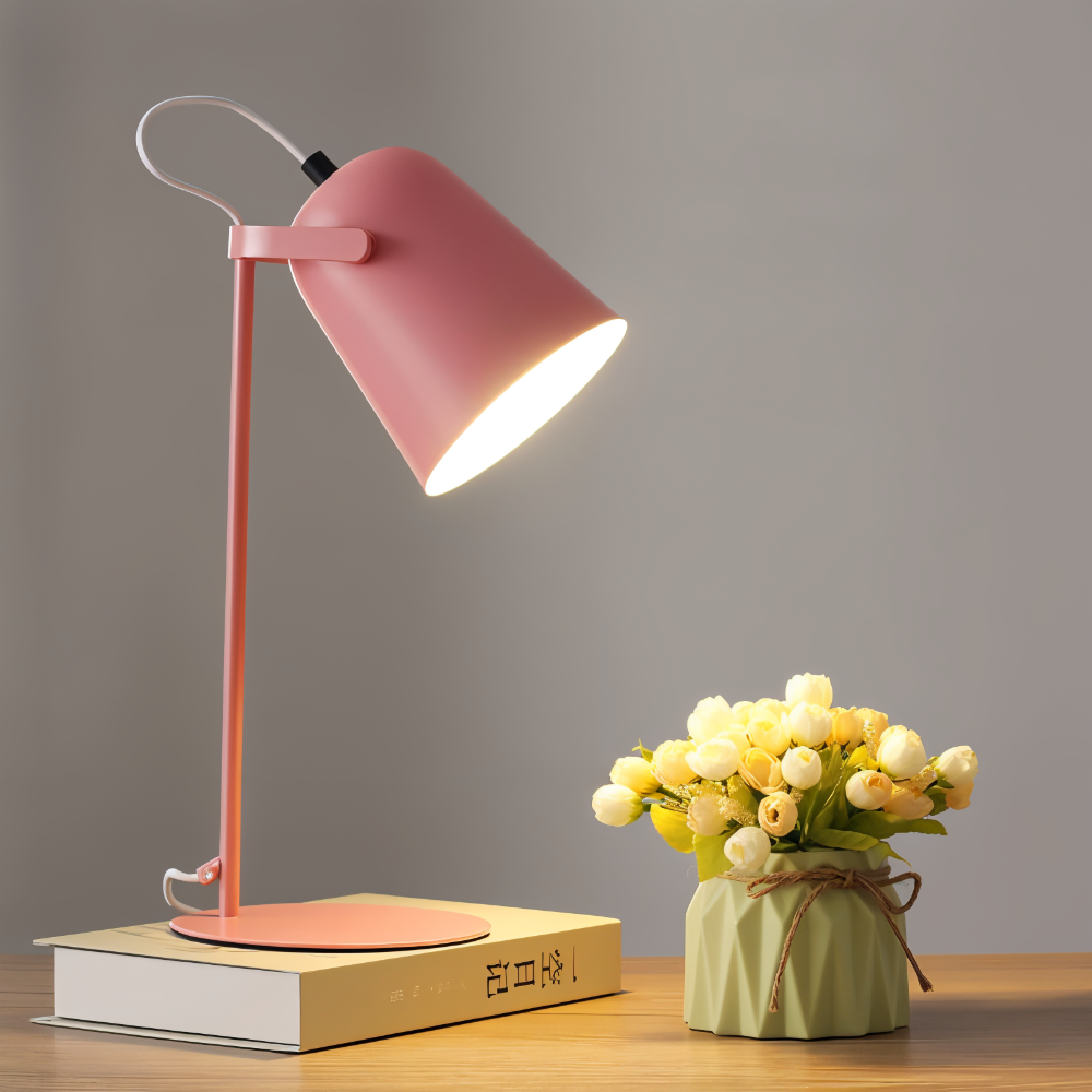 Rotating Desk Lamp with Macaron-Inspired Colors - Eye-Friendly & Adjustable Reading Light