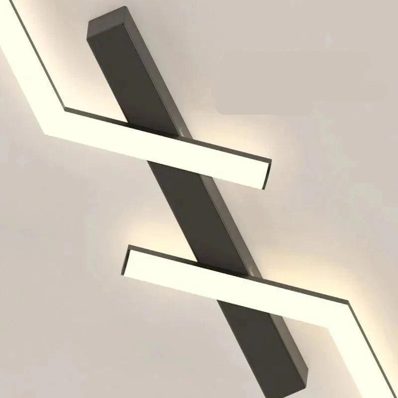 Sleek Flush-Mount LED Linear Ceiling Light