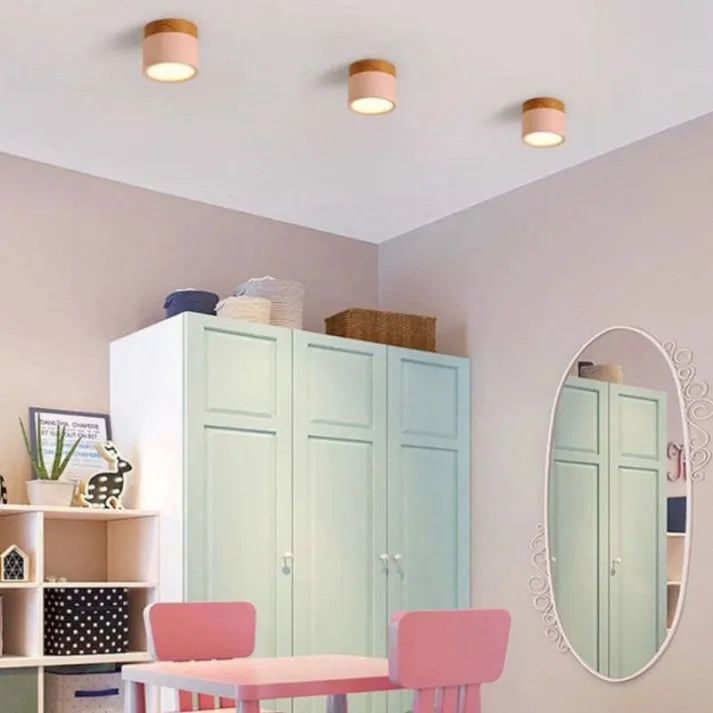 Aura Cylinder: Modern LED Ceiling Light for Focused Illumination