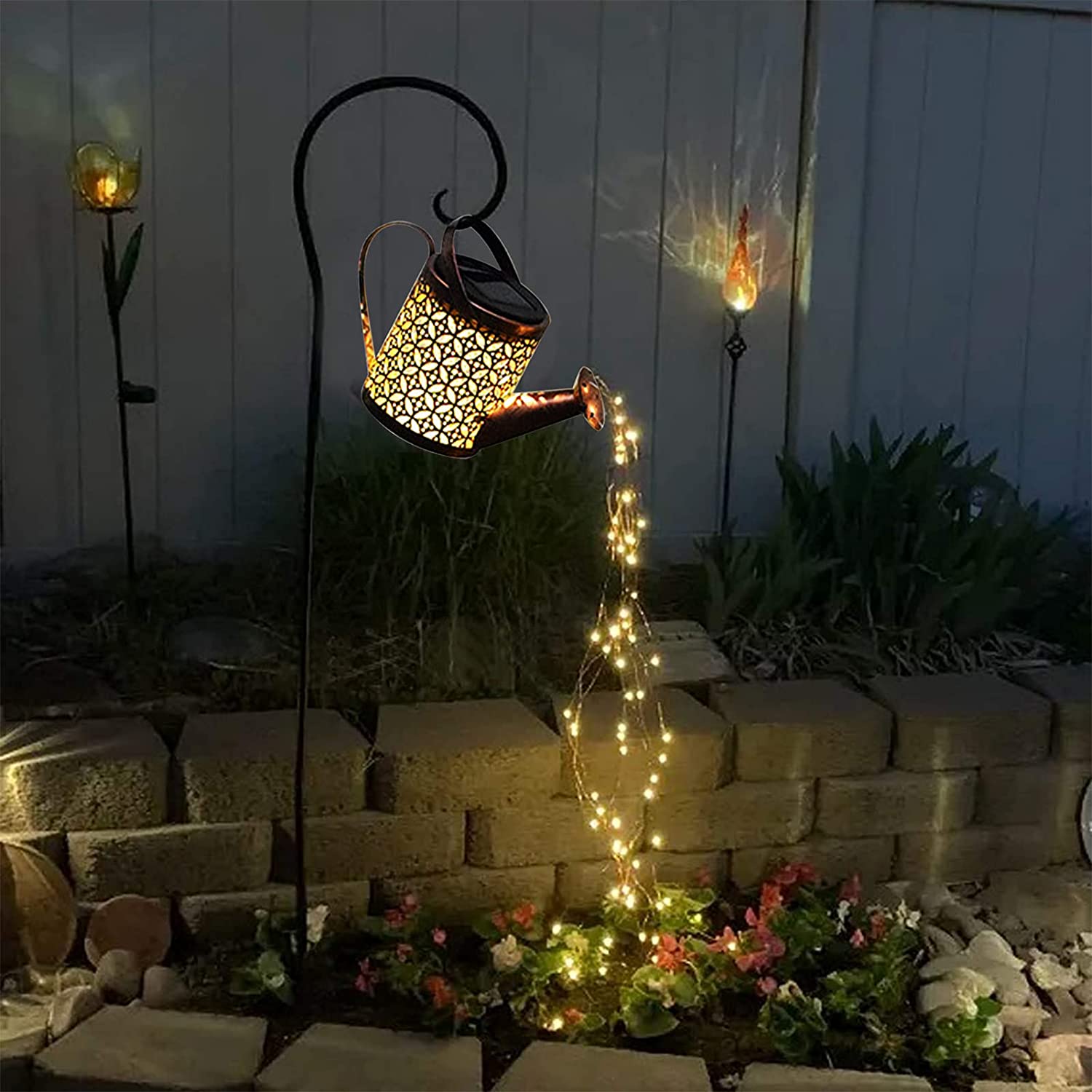 Enchanting Solar Fairy Light Sculpture - Outdoor Garden & Patio Decor