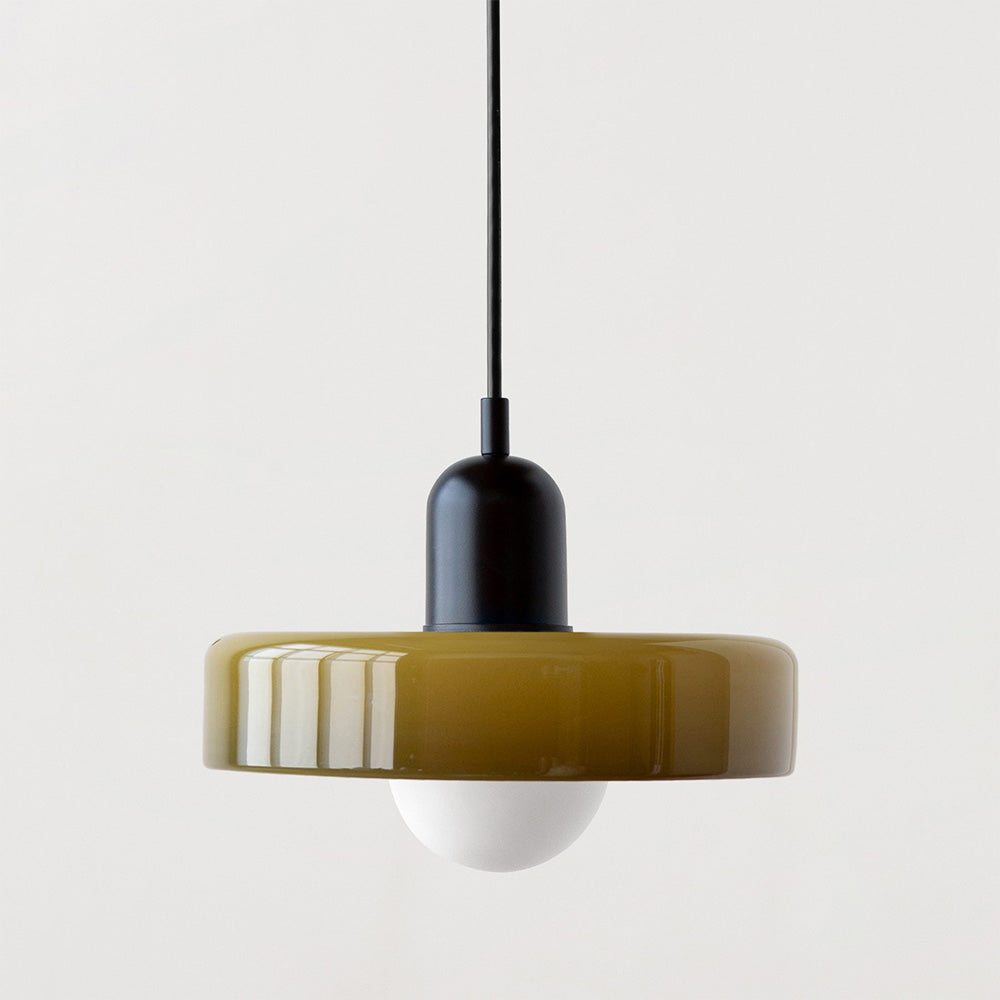 Adjustable Glass Chandelier - Modern Geometric Statement Light