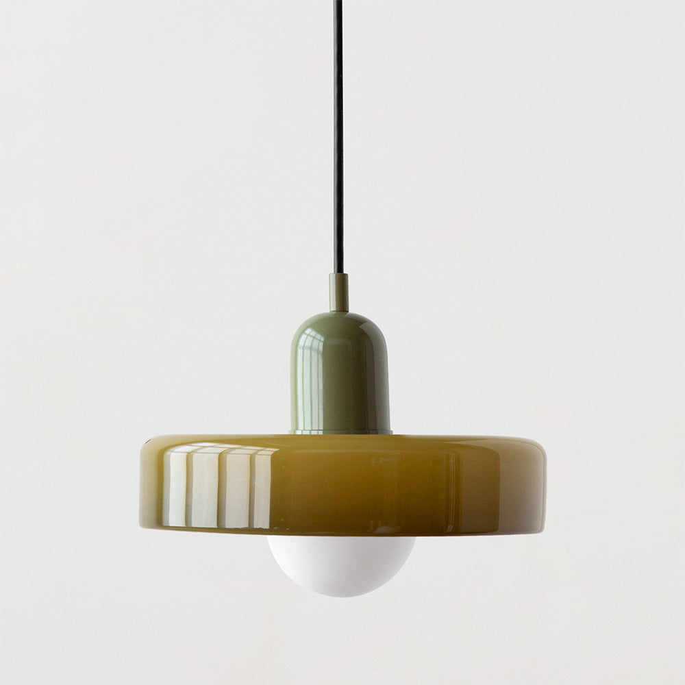 Adjustable Glass Chandelier - Modern Geometric Statement Light