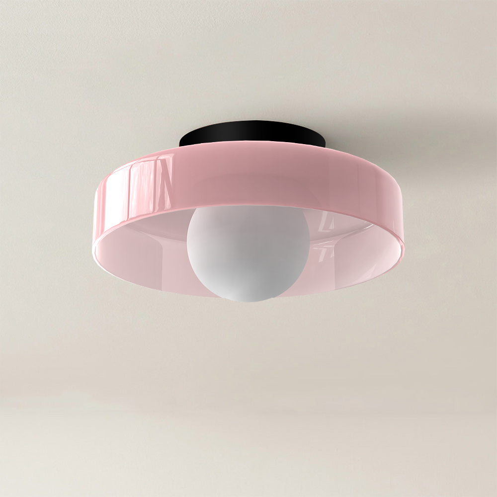 LumiSphere: Modern Circular Ceiling Light with Soft Illumination