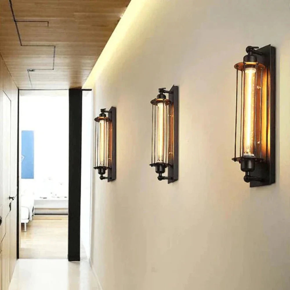 Timeless Vintage LED Wall Sconce - Elegant Design for Modern Homes